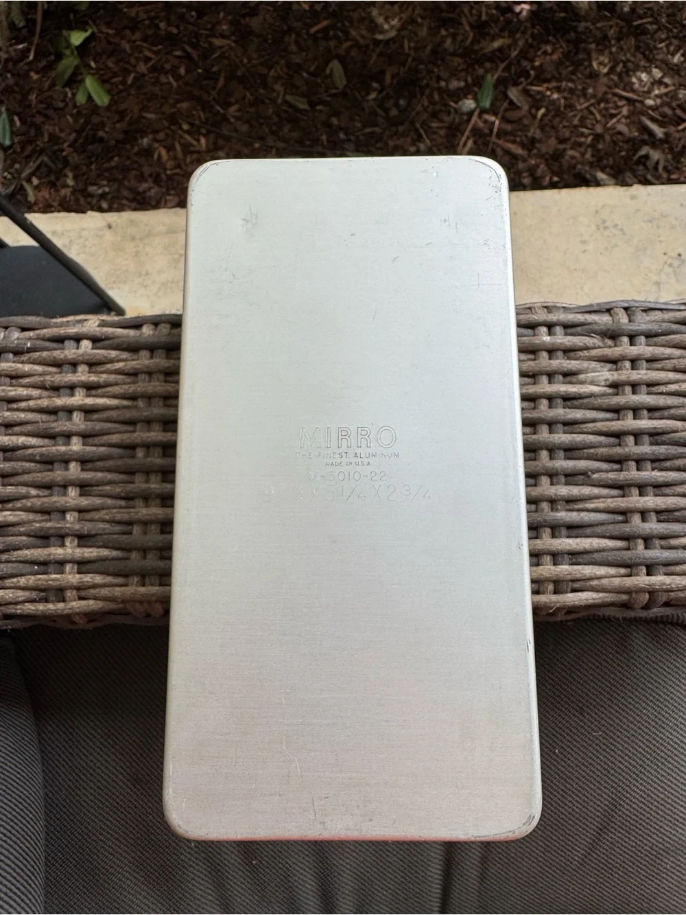 Mirro vintage aluminum